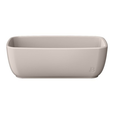 Stoneware Loaf Pan 8.75 x 4.75 Inch, Porcini Taupe Brown Baking Bread Dish