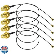 TUOLNK SMA to IPX Coaxial Cable SMA Female Jack Bulkhead to UFL M