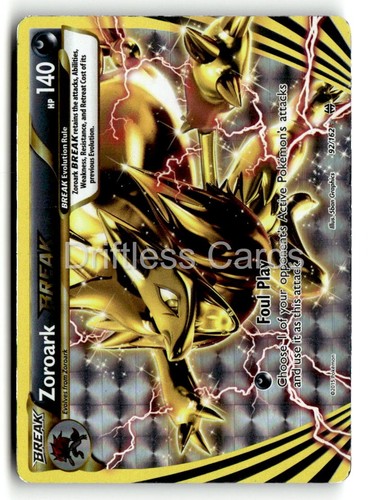 Zoroark BREAK 92/162 BREAK BREAKthrough Pokemon Holo MP