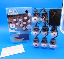 Frosty the Snowman EmoteGlow Projection Musical LED 8 FACES Light String VIDEO