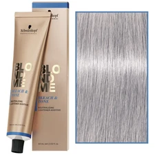 Schwarzkopf Professional BlondMe Bleach&Tone Hair Dye Cream 60ml Ash | Popielaty