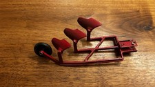 ERTL International Harvester 3-Bottom Plow 1:32 Diecast Made In USA Vintage