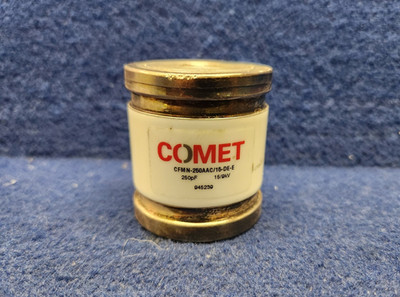 Comet CFMN-250AAC/15-DE-E Vacuum Variable Capacitor 250pF 15/9 kV