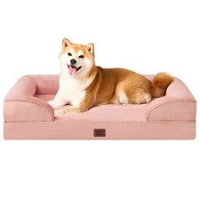 Orthopedic Memory Foam Large Dog Bed Waterproof, Washable Cover, NonSlip