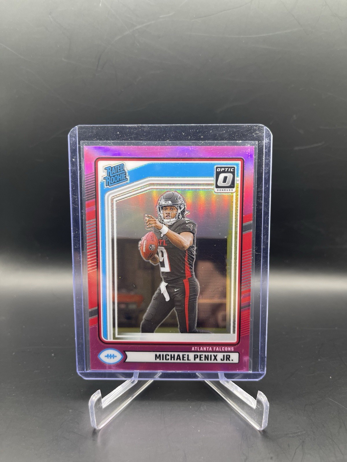 2024 Panini Donruss Optic - Rated Rookie Michael Penix Jr. #279 Pink Prizm (RC)