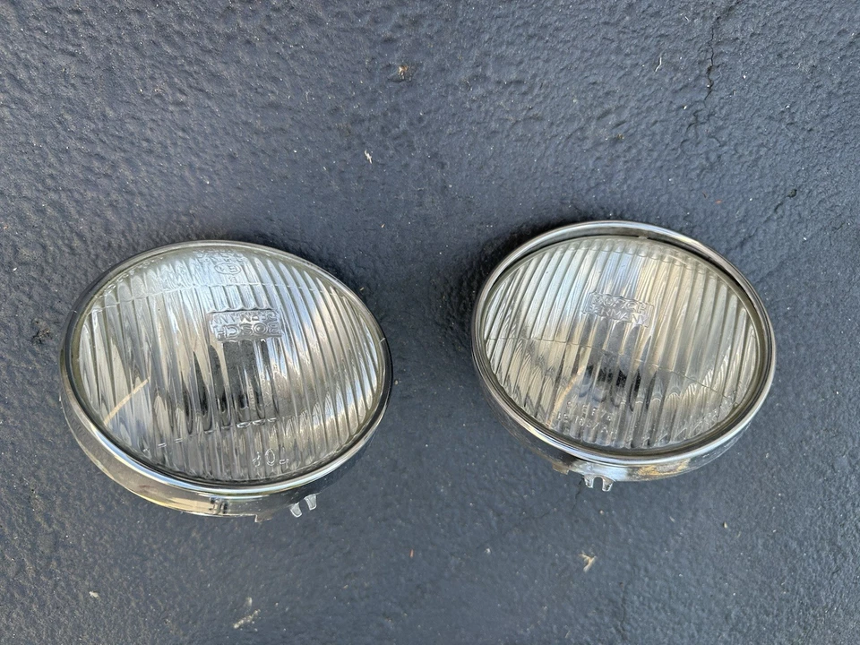 W123 Mercedes Headlights And Fog Lights 4 Pcs. All Working - Image 4 of 4