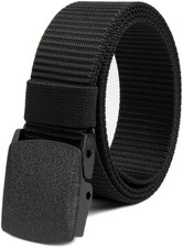Tactical Belts for Men, Tactical Belt, Mens Belt, Adjustable No-Metal Buckle ...