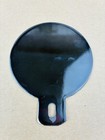 VINTAGE Drink COCA-COLA DRIVE SAFELY SODA POP COKE PORCELAIN OIL GAS TOPPER SIGN — photo 3