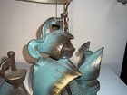 Vintage Maddox of California Brown Pirate Ship Ceramic TV Lamp Made in USA — photo 7