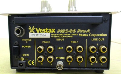 Vestax Pmc-06 Pro a 25th Anniversary Black 2 Channel DJ Scratch 