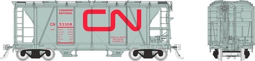Escala Rapido HO ~ Tolva cubierta empresarial ~ Canadian National #53308 ~ 149010 | Zustand: New