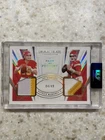 2021 Panini Immaculate Collection Past and present Joe Montana Patrick Mahomes