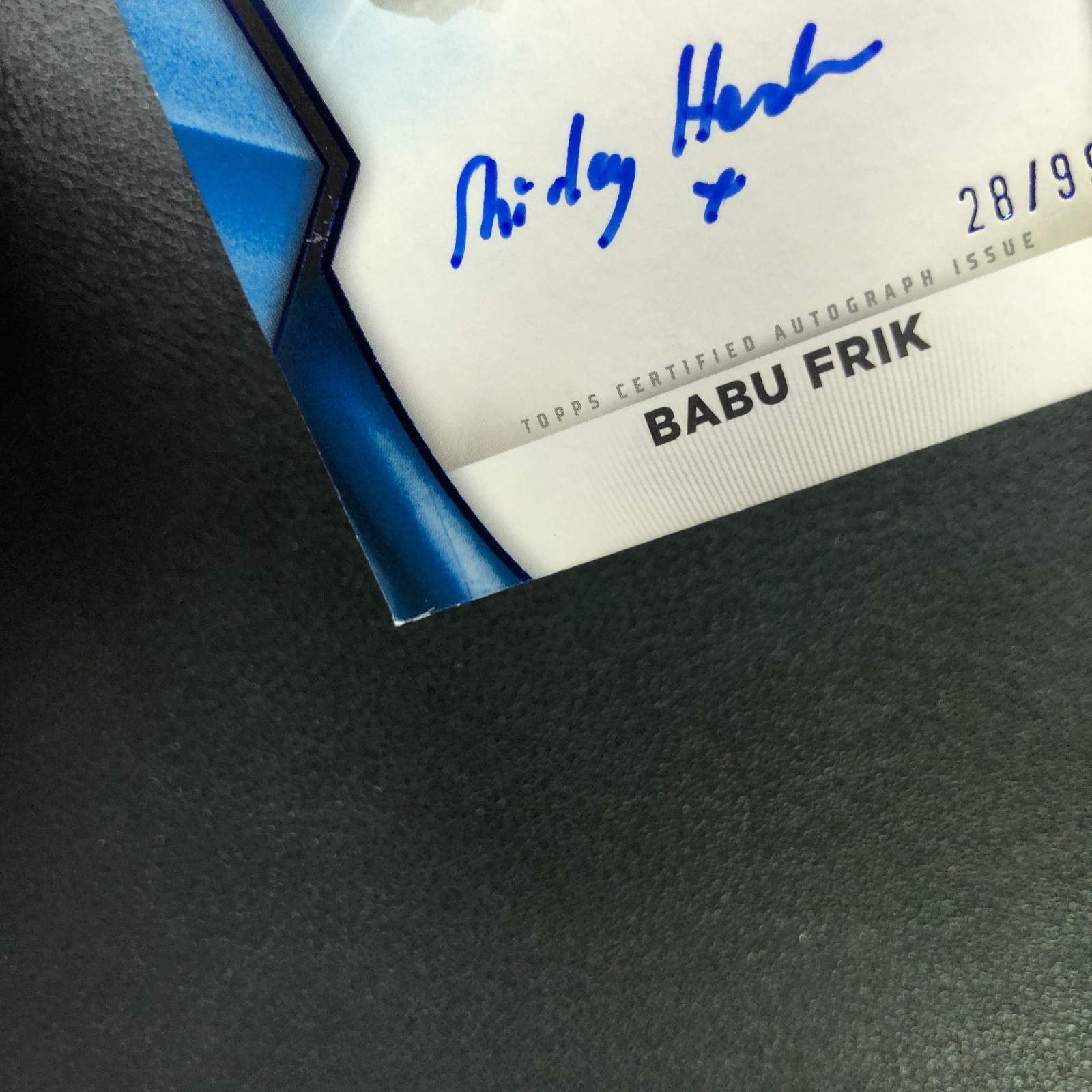 2025 Topps Star Wars Masterwork On Card Auto Shirley Henderson Babu Frik /99 view 3