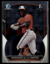 2023 Bowman Chrome #BCP-207 Anderson De Los Santos Prospects