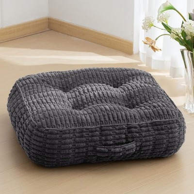 6'' Washable Floor Pillow Cushion for Adults, Meditation Cushion Pillow, Remov...