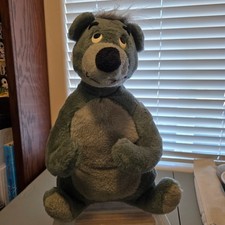 Vintage Authentic New Walt Disney's 'The Jungle Book' Baloo Plush Disneyland