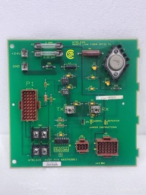 BAILEY NTRL02A FIBEROPTIC REMOTE LINK TERMINATION PCB CIRCUIT BOARD PN 6637638E1