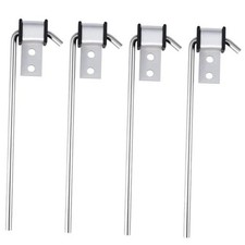 Universal Stainless Steel Exhaust Hanger Heavy-duty Exhaust Hanger Rod 4 Pack