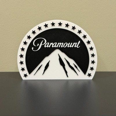 Paramount decor sign 3D printed display