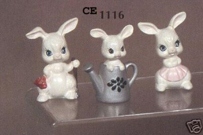 Nuevo #1116 Molde Cerámica Emporium "Bunny Family" - El último - Imagen 1 de 1
