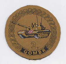 🔴CROATIA ARMY - HV -   3 GUARD BRIGADE - TANK CREW  sleeve patch🔴