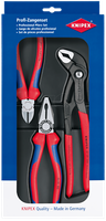 Knipex 002009V01 Werkstatt Zangen Wapu Kombi Zange Seitenschneider Set 3 Tlg Neu