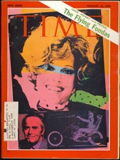 TIME MAGAZINE February 16, 1970 ANDY WARHOL Cover JANE FONDA &ldquo;The Flying Fondas&rdquo;