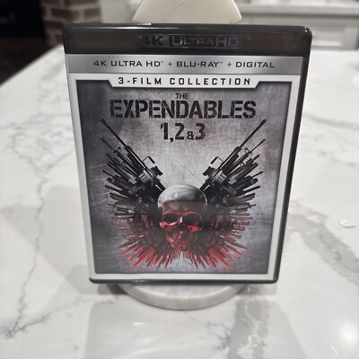 THE EXPENDABLES 1, 2 &3 4k Ultra HD + Blu-ray 3 Film Collection (6 Disc)