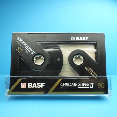   1x BASF Chrome Super II 90 * IEC II Type 2 * Cassette Kassette кассета * 1991