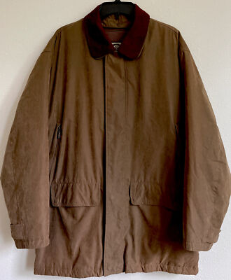 NORTH END ALL CLIMATE WEAR MEN’s OUTERWEAR INSULATED JACKET BROWN LARGE 