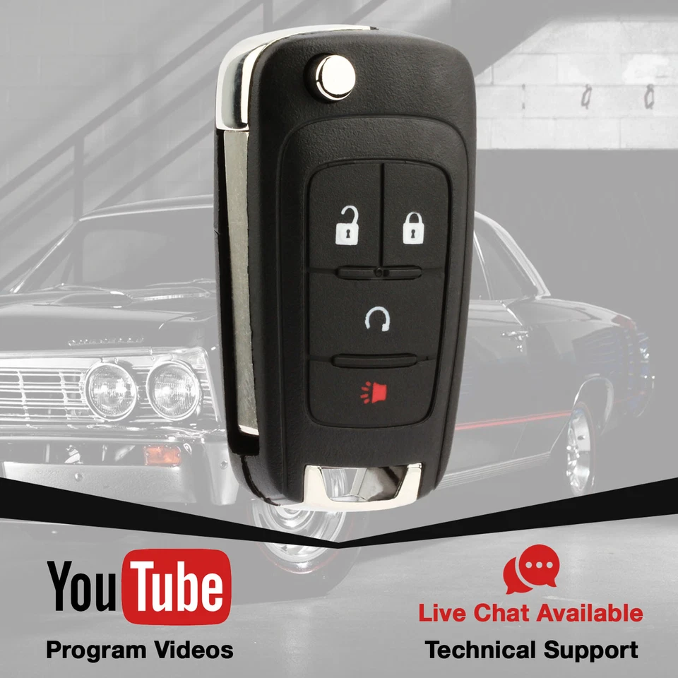 Remote Car Key Fob for 2013 2014 2015 2016 2017 2018 Buick Encore KR55WK500733 Foto 3 de 4