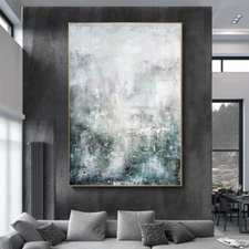 Hand painted Abstract Oil Painting Modern Minimalist Aisle Decoration Painting