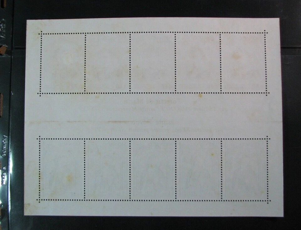 Sello de Mónaco Scott # 962a Portrait de Marin-Sainte DevoteMNH manchas en la parte posterior L717 Foto 2 de 2