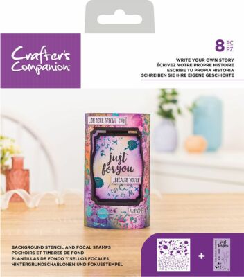 Crafter's Companion: Hintergrundschablone & Fokusstempel: Schreiben Sie Ihre eigene Geschichte