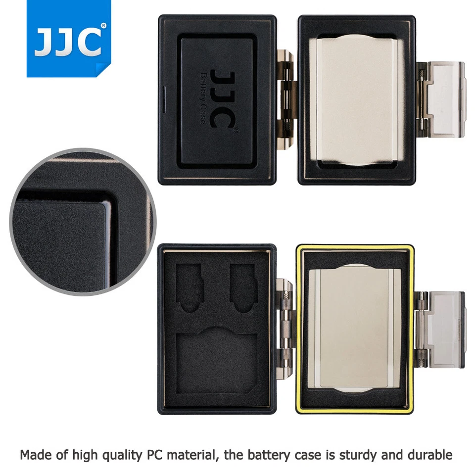Batería de cámara JJC + 1 SD y 2 fundas para tarjetas Micro SD para Fujifilm NP-W126 NP-W126S Foto 4 de 4