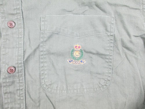 Camicia Chaps Ralph Lauren uomo grande verde con bottoni manica lunga stemma casual - Foto 4 di 9