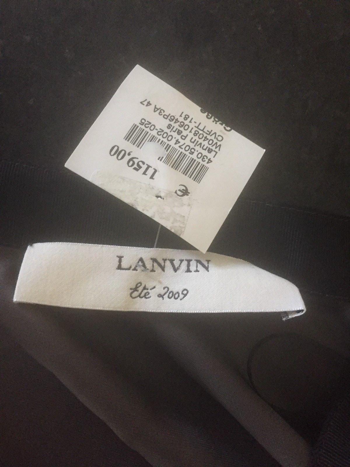 Beautiful top designer long steel grey maxi skirt by Lanvin BNWT £1000! size 8 image 7