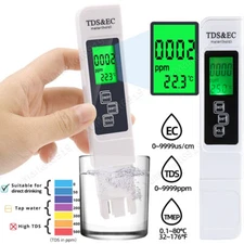 Tds Meter Digital Water Quality Tester Testing Kits for Drinking Water 0-9990ppm