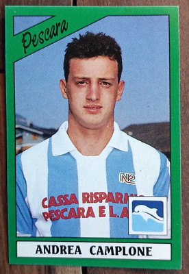 ANDREA CAMPLONE Nr. 194 Pescara Panini Fußballspieler-Aufkleber Ausgabe 1987/88