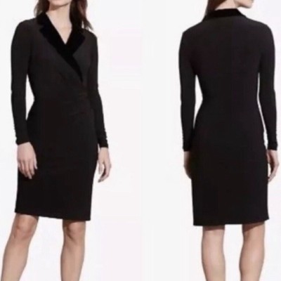ralph lauren black wrap dress