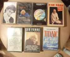 K7 Audio Cassette Pink Floyd Léo Ferré Bruel