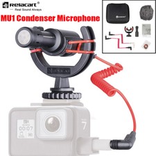 Relacart MU1 Video Microphone Condenser Shotgun Mic for Smartphone DSLR Camera