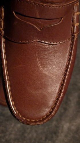 NEW Polo Ralph Lauren Reynold Loafers Mens Casual Driving Leather Brown Size 11D - Picture 9 of 10