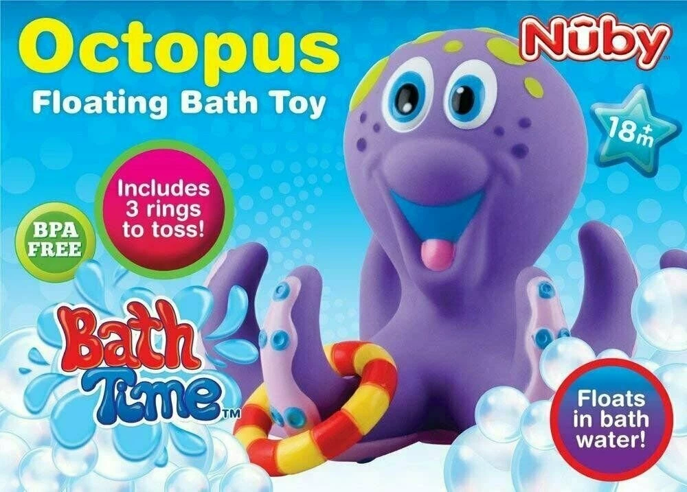 Nuby octopus hoopla sales bathtime fun toys