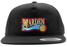 James Harden Philadelphia 76ers Old School Logo Beard Snapback Hat