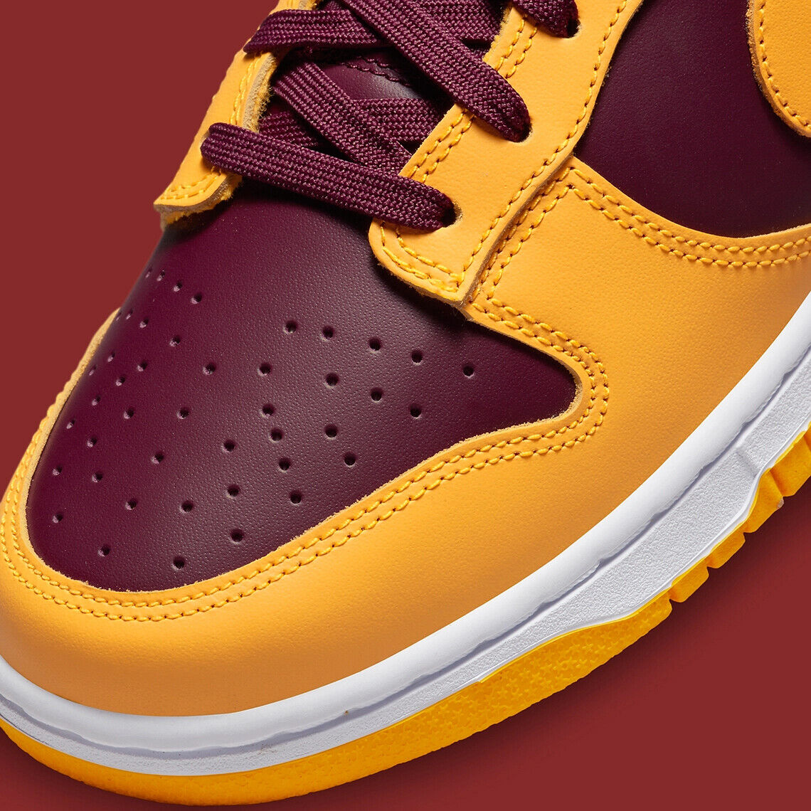 Nike Dunk Low Arizona State University ASU Gold White DD1391 Nike Dunk Low Arizona State University ASU Gold White DD1391