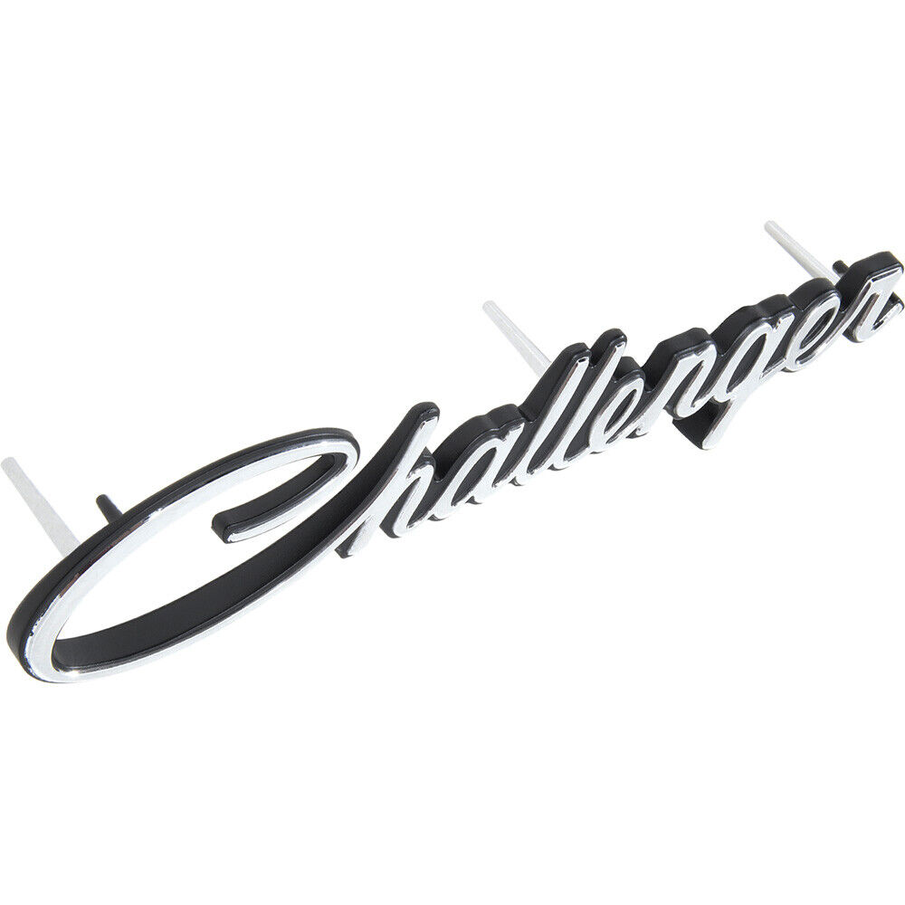 1970 Dodge Challenger; Grill Emblem; Challenger Script; Each 1970 Dodge Challenger; Grill Emblem; Challenger Script; Each