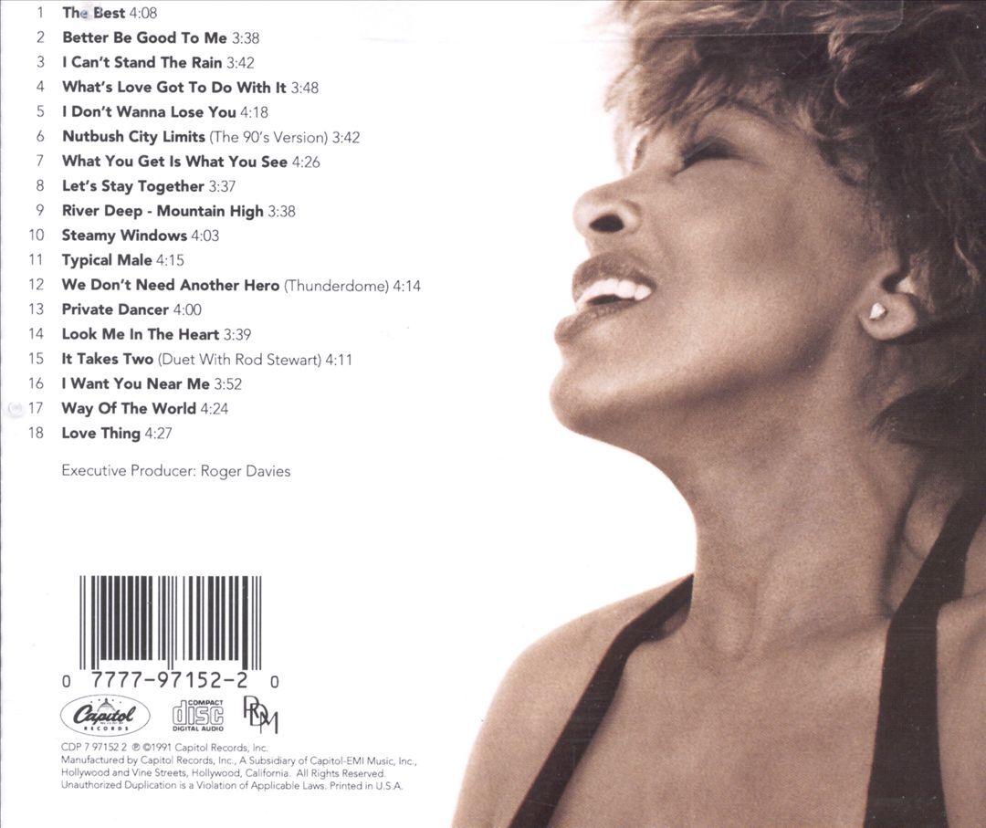 TINA TURNER SIMPLY THE BEST NEW CD » Ramonashaw