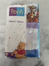 NOS Vintage Disney Winnie The Pooh Tailored Valance Nursery Child s Room