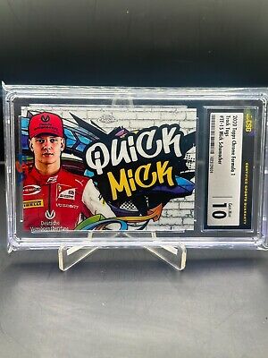 2020 Topps Chrome F 1 Mick Schumacher Track Tags #TT15 CSG 2020 Topps Chrome F 1 Mick Schumacher Track Tags #TT15 CSG